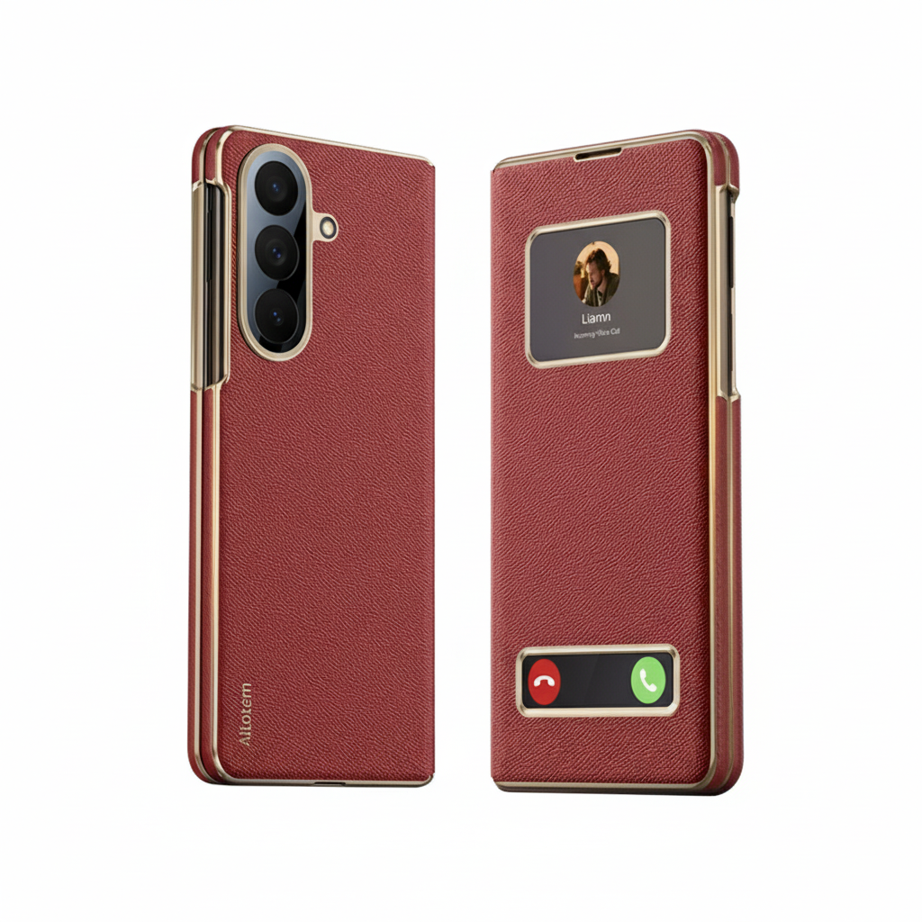 Premium Slim Magnetic Phone Leather Cover