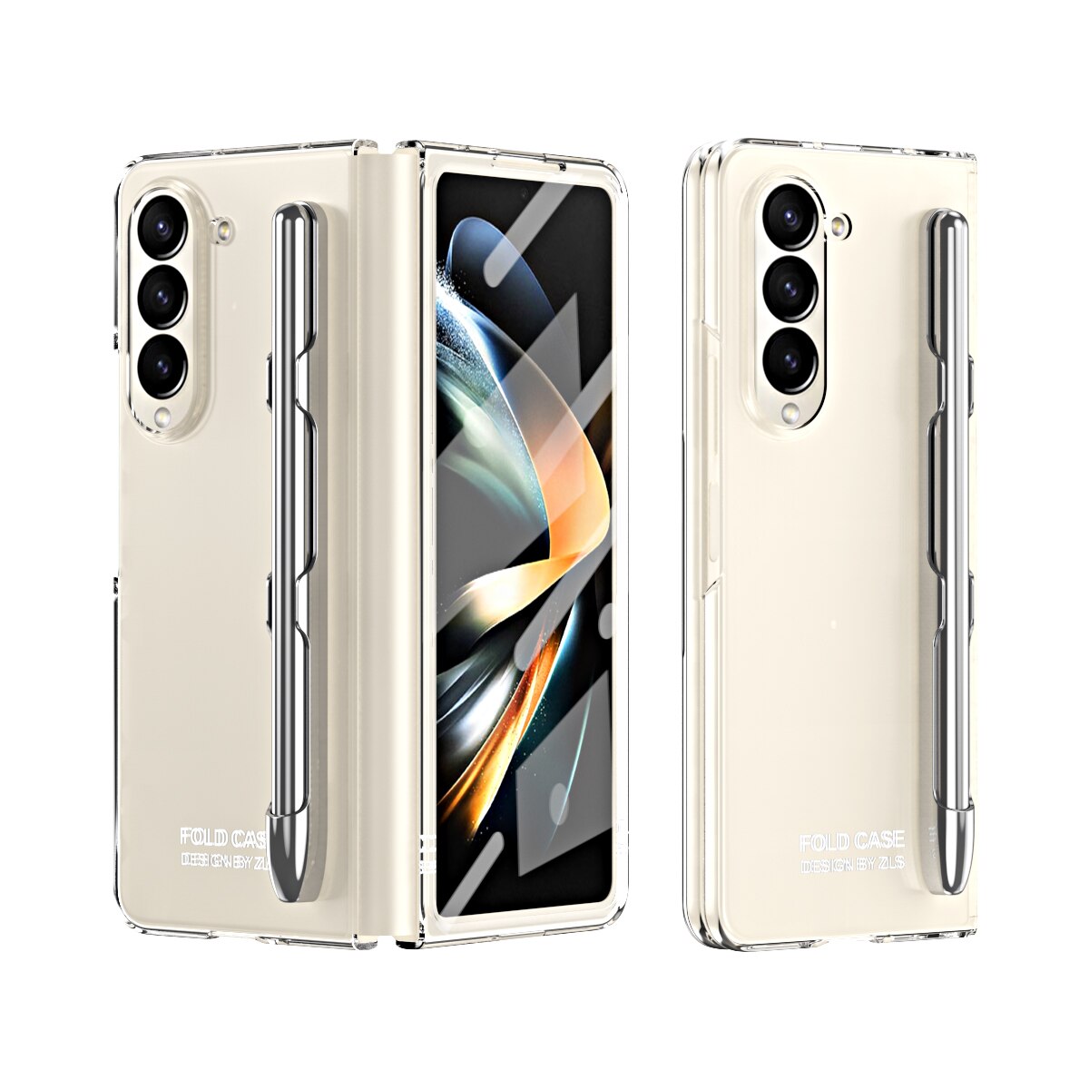 Durable Protective Case With Stylus Holder For Samsung Galaxy Z Fold 5
