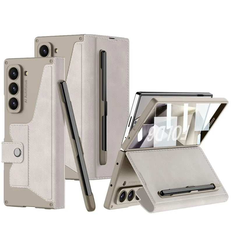 Durable Phone Cover with Screen Guard for Samsung Galaxy Z Fold 6