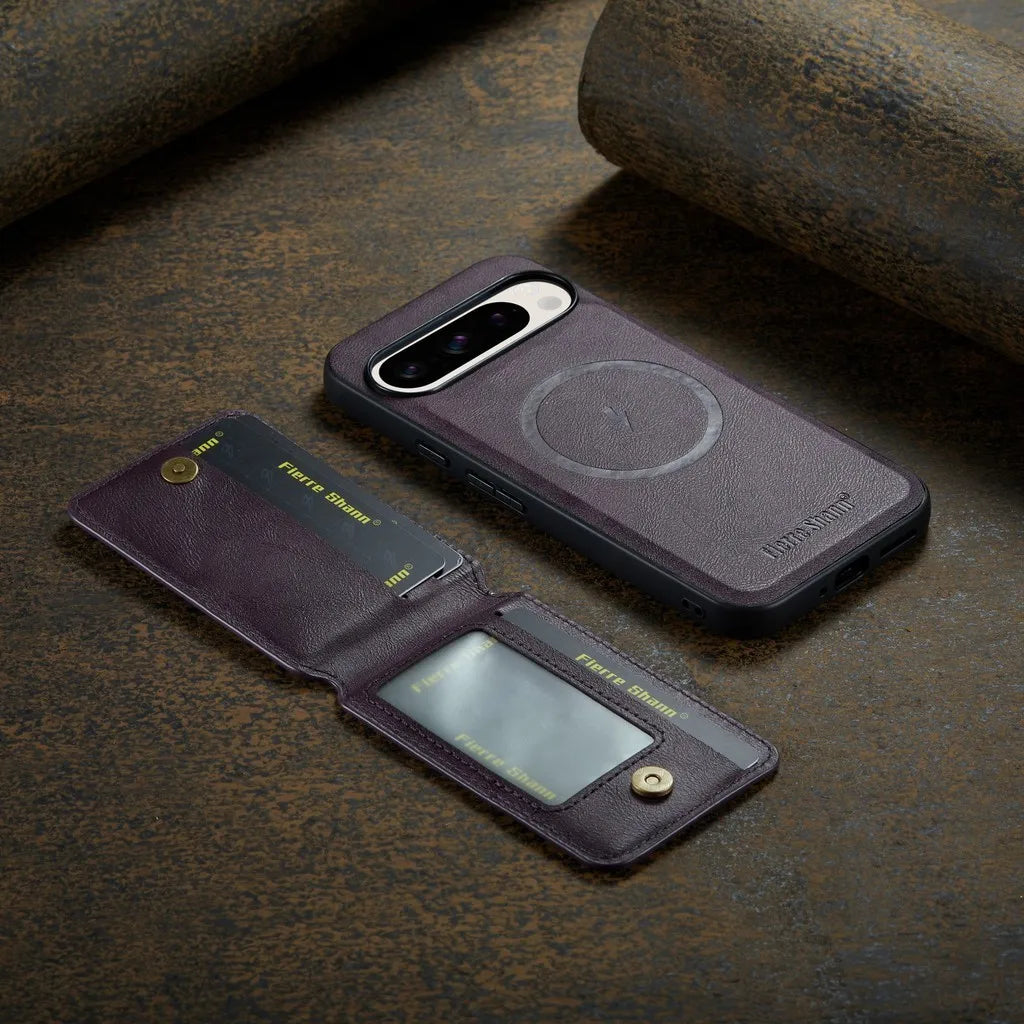 Premium Phone Wallet Case For Google Pixel 9