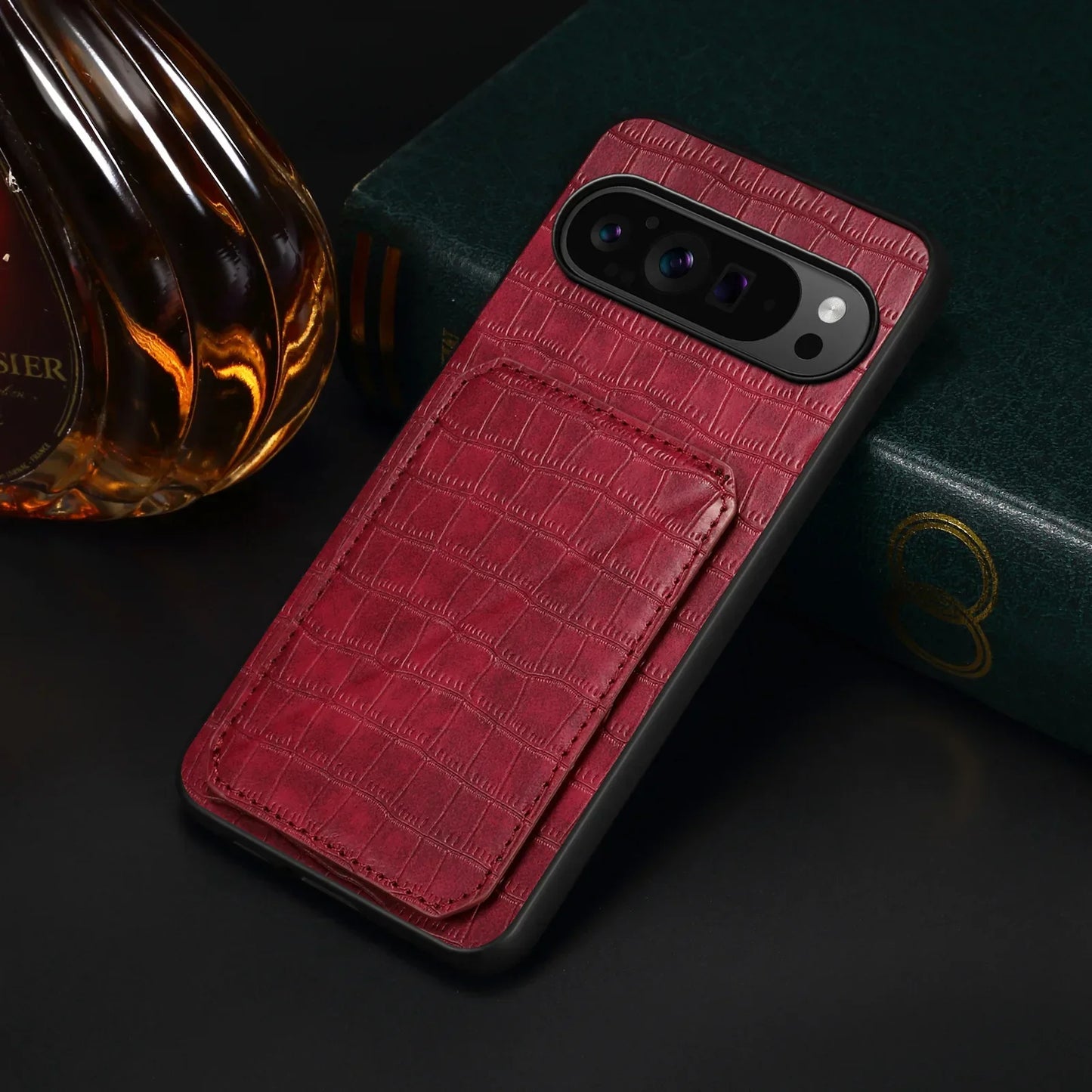Classic Brown Phone Case with Stand