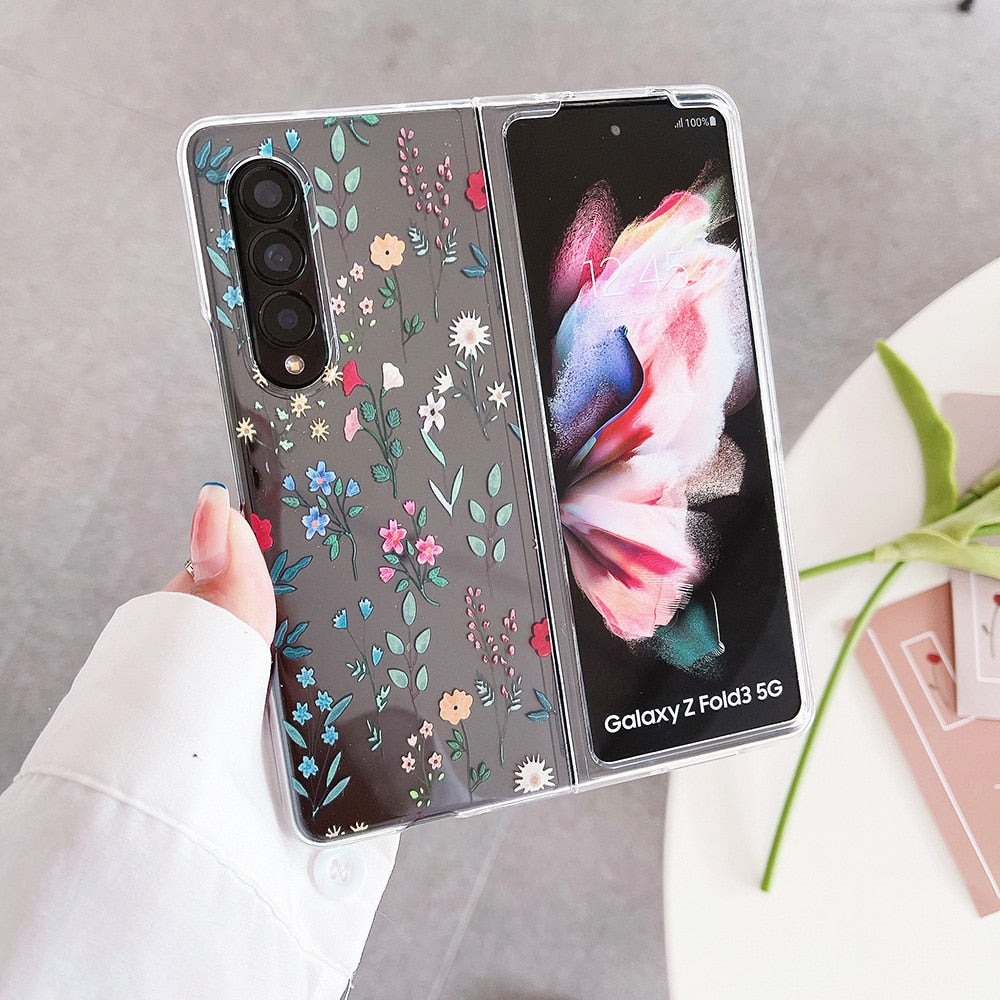Colorful Blooms Cover For Samsung Galaxy Z Fold 4