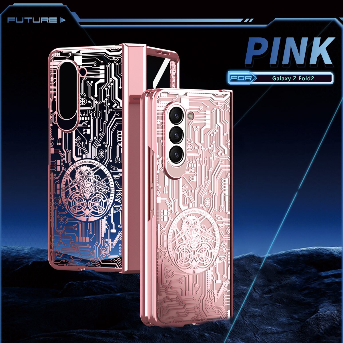 Clear Protective Case For Samsung Galaxy Z Fold 5