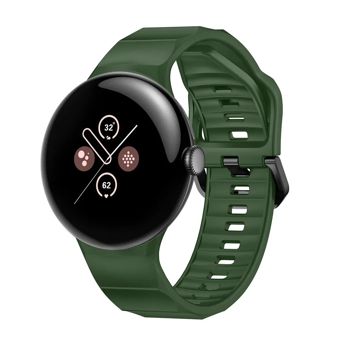 Flexible Rubber Straps for Pixel Watch 3