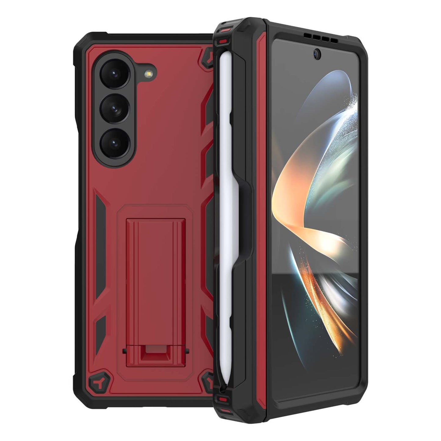 Durable Phone Case with Stand for Samsung Galaxy Z Fold 5