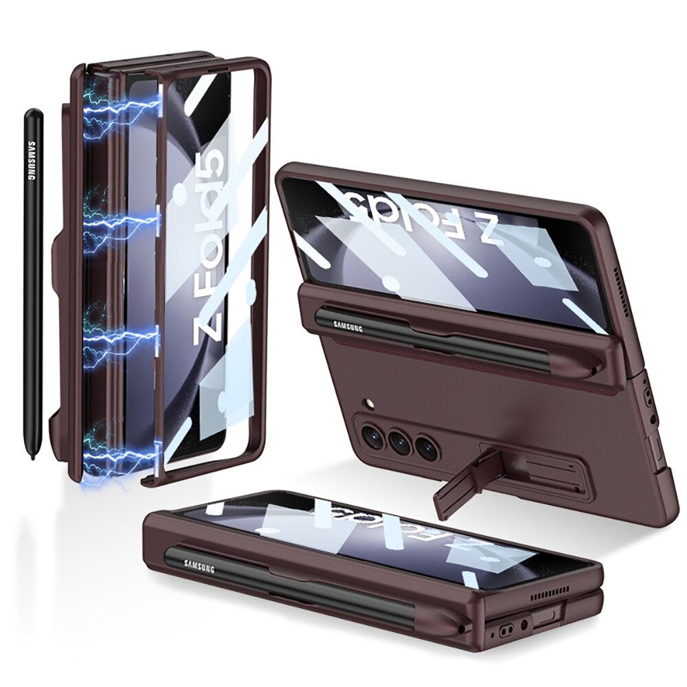 Durable Samsung Z Fold 5 Protective Cover with Kickstand