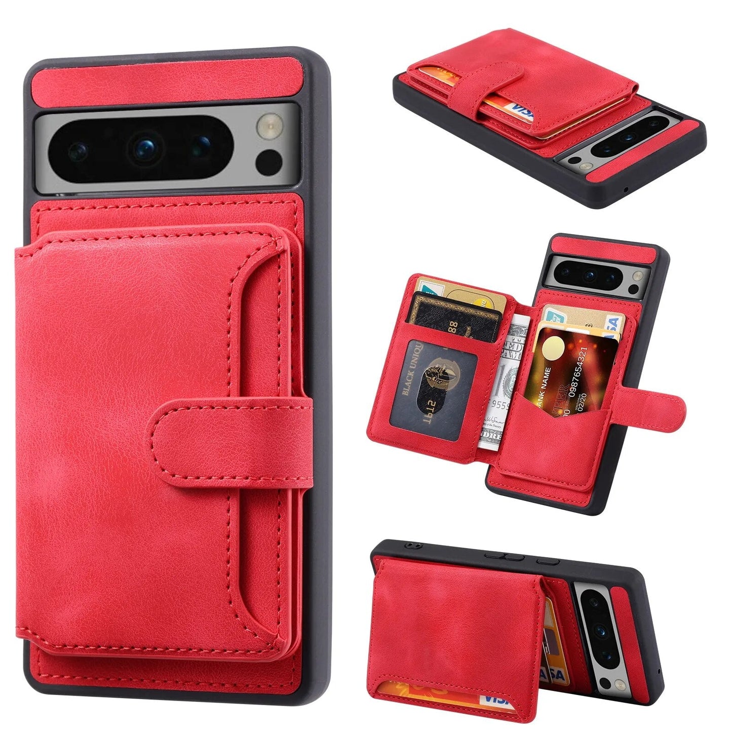 Durable Leather Phone Cover For Google Pixel 8 Series