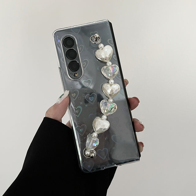 Luxury Glass Phone Case for Galaxy Z Fold