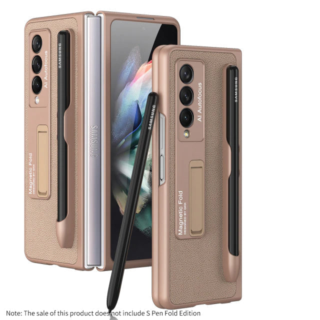 Protective Phone Case for Z Fold 4 with Pen Holder