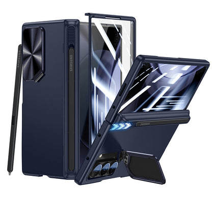 Durable Phone Case with Stand and Stylus Holder for Samsung Galaxy Z Fold 6