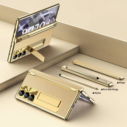 Premium Phone Cover with Stand and Stylus Holder for Samsung Galaxy Z Fold