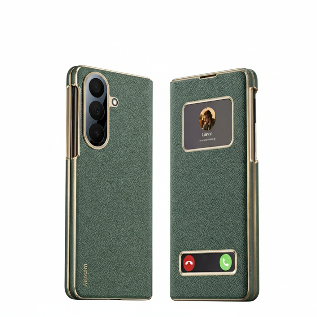 Premium Slim Magnetic Phone Leather Cover
