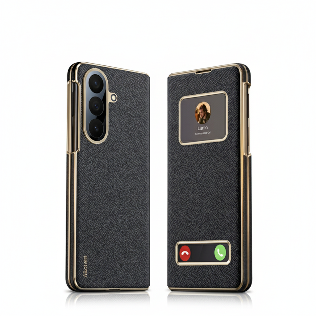 Premium Slim Magnetic Phone Leather Cover