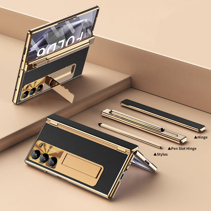 Premium Phone Cover with Stand and Stylus Holder for Samsung Galaxy Z Fold
