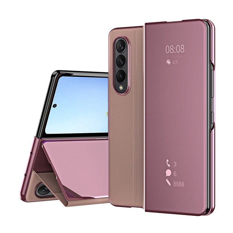 Clear View Flip Phone Case For Samsung Galaxy Z Fold 4