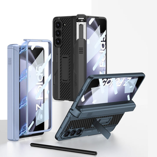 Durable Phone Case with Kickstand and Stylus Holder for Samsung Galaxy Z Fold 5 - OmgCases