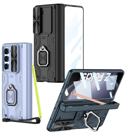 Durable Phone Case with Stylus Holder and Kickstand for Galaxy Z Fold - OmgCases