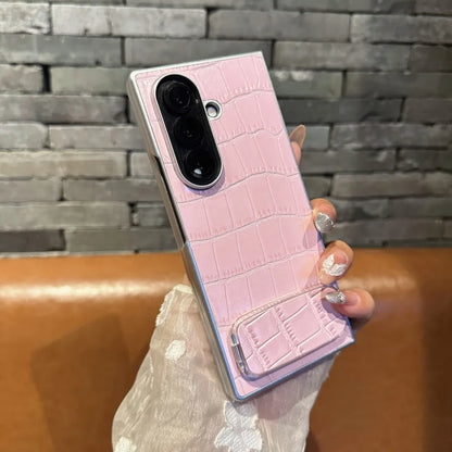 Premium Leather Phone Stand Case