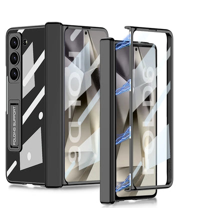 Clear Phone Case with Kickstand for Samsung Galaxy Z Fold 6