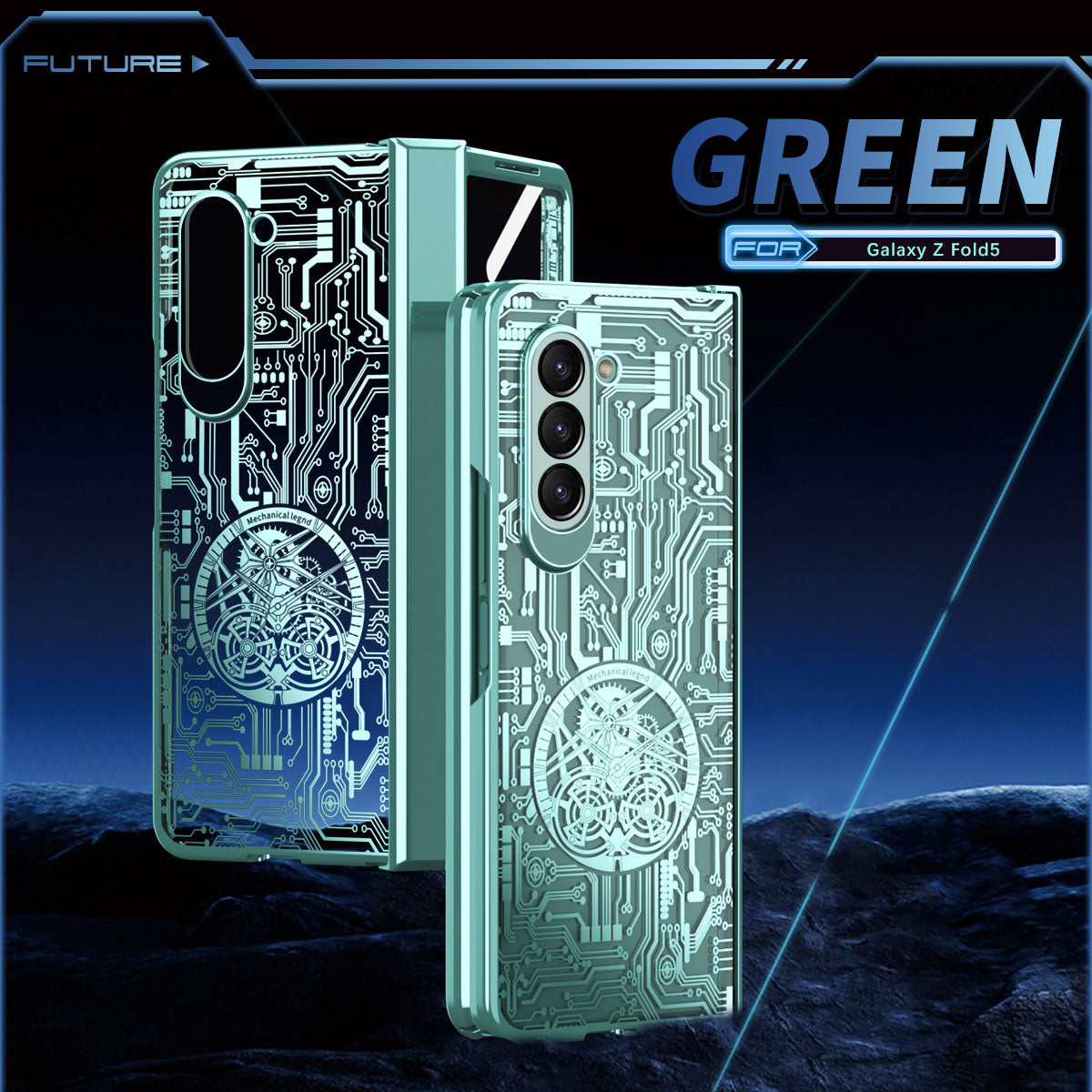 Clear Protective Case For Samsung Galaxy Z Fold 5