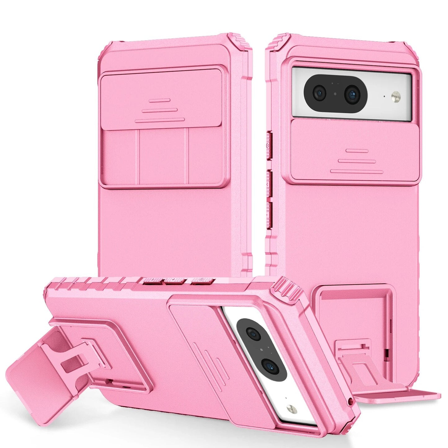 Durable Phone Case with Kickstand For Google Pixel 8