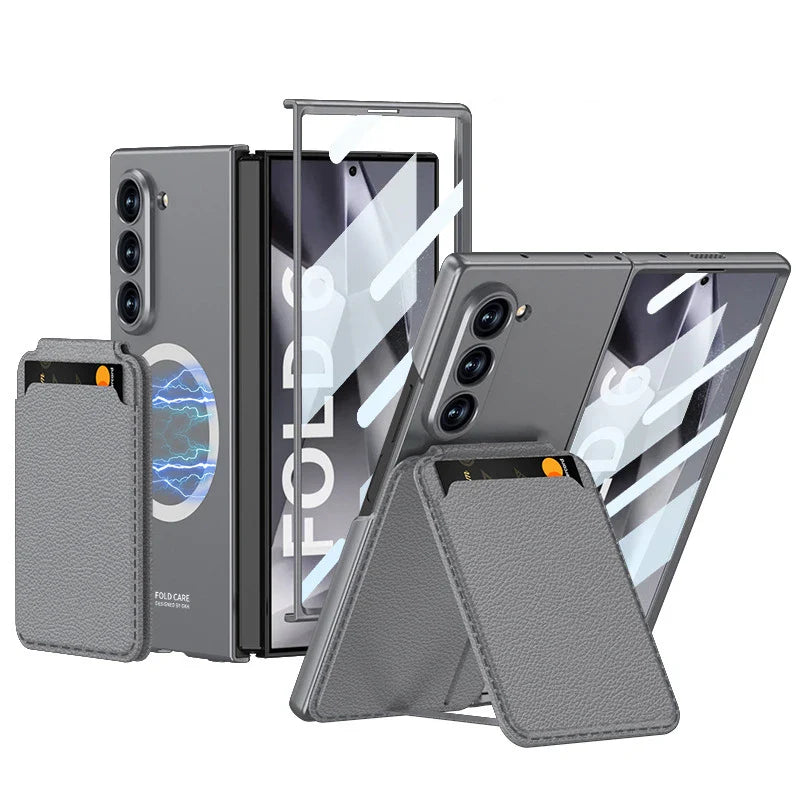 Premium Phone Cover with Card Slot for Samsung Z Fold 6