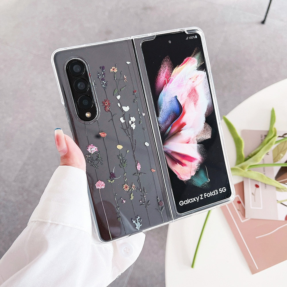 Colorful Blooms Cover For Samsung Galaxy Z Fold 4
