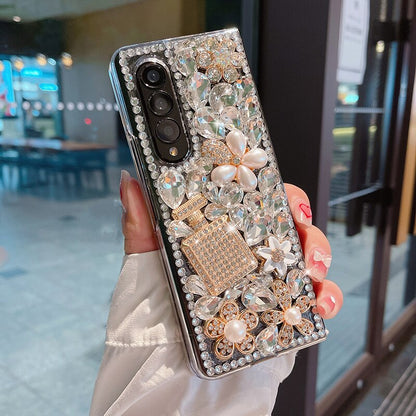 Elegant Floral Phone Cover For Samsung Galaxy Z Fold - OmgCases