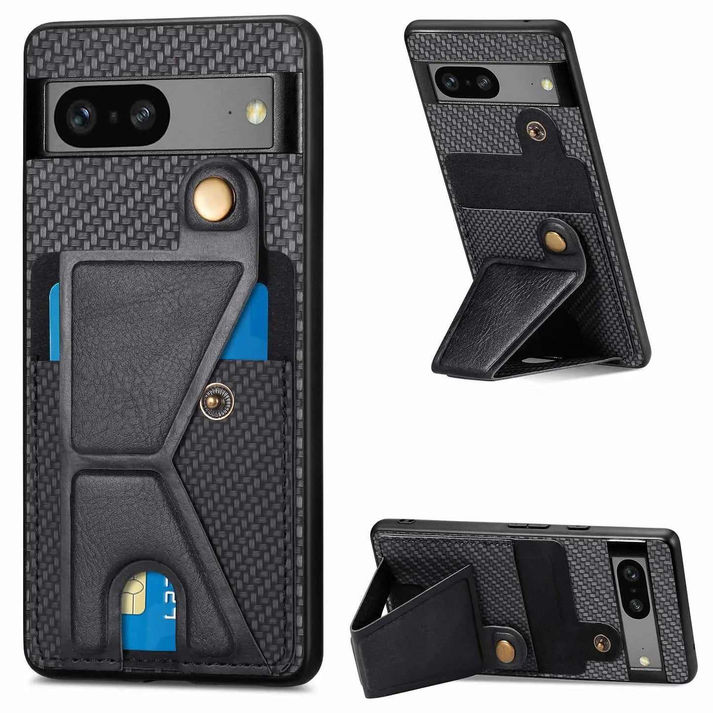 Protective Phone Case with Card Holder for Google Pixel 8 - OmgCases