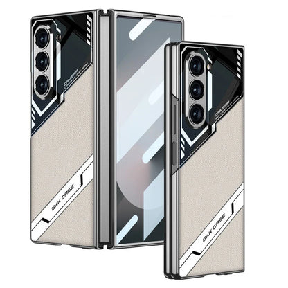 Durable Leather Cover For Samsung Galaxy Z Fold 6 - OmgCases