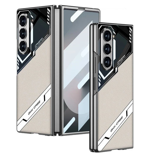 Durable Leather Cover For Samsung Galaxy Z Fold 6 - OmgCases