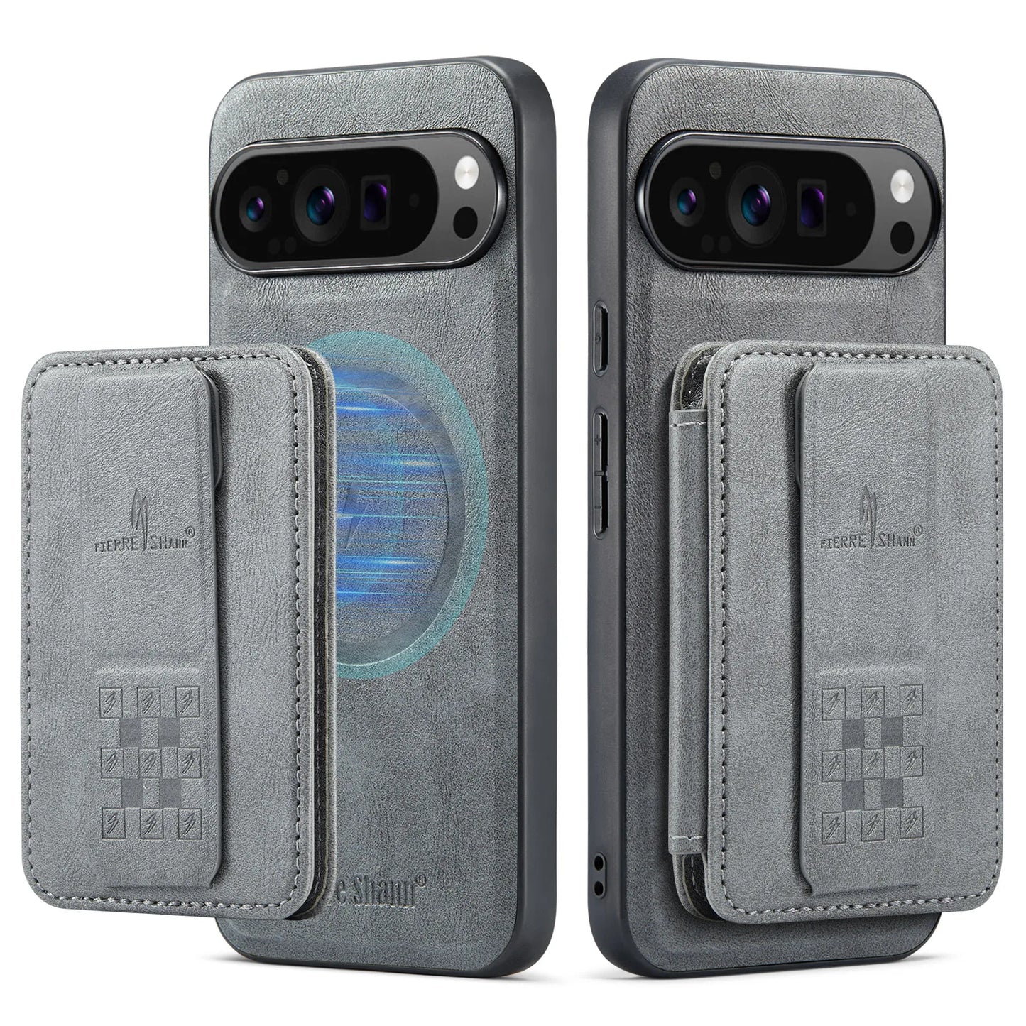 Premium Phone Cover with Removable Card Holder for Pixel
