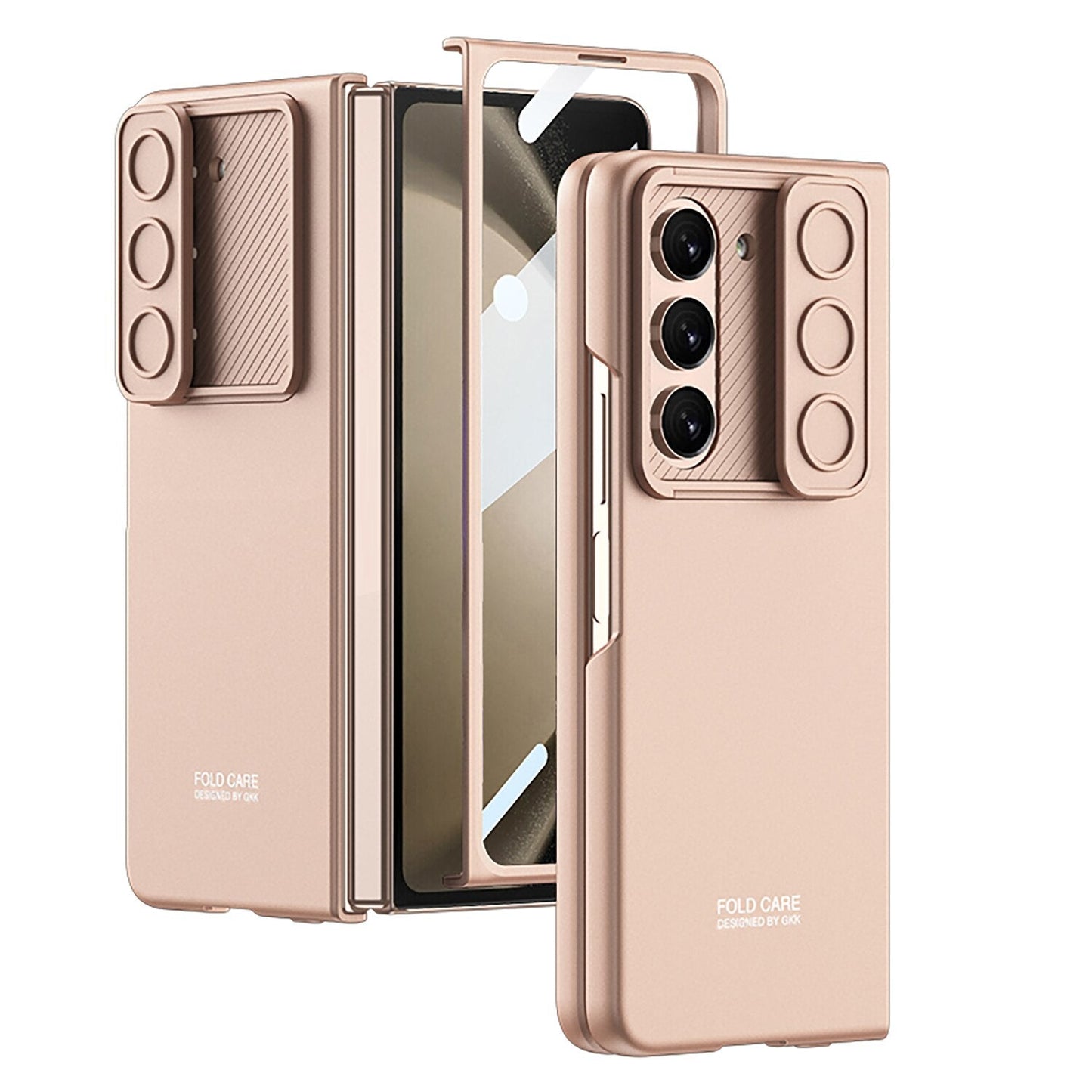Durable Protective Cover with Camera Guard for Samsung Galaxy Z Fold 5
