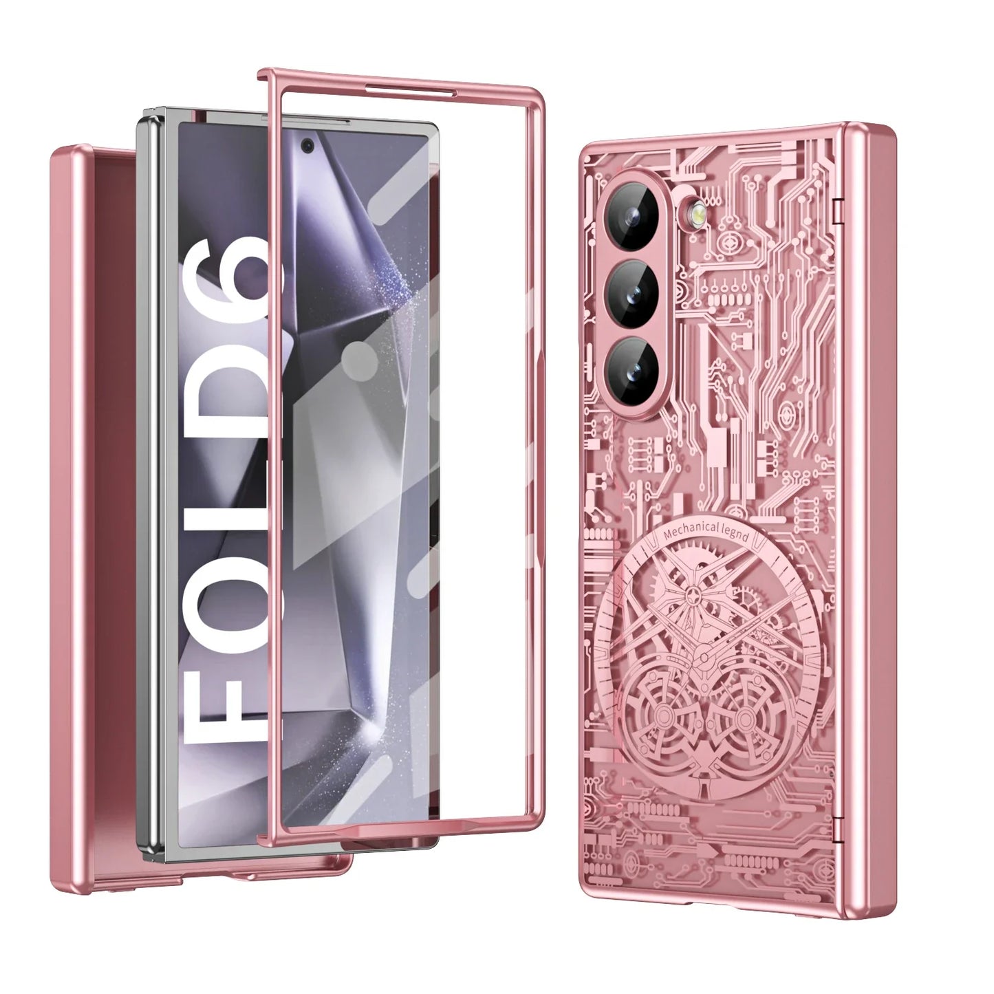 Clear Protective Cover For Samsung Galaxy Z Fold 6