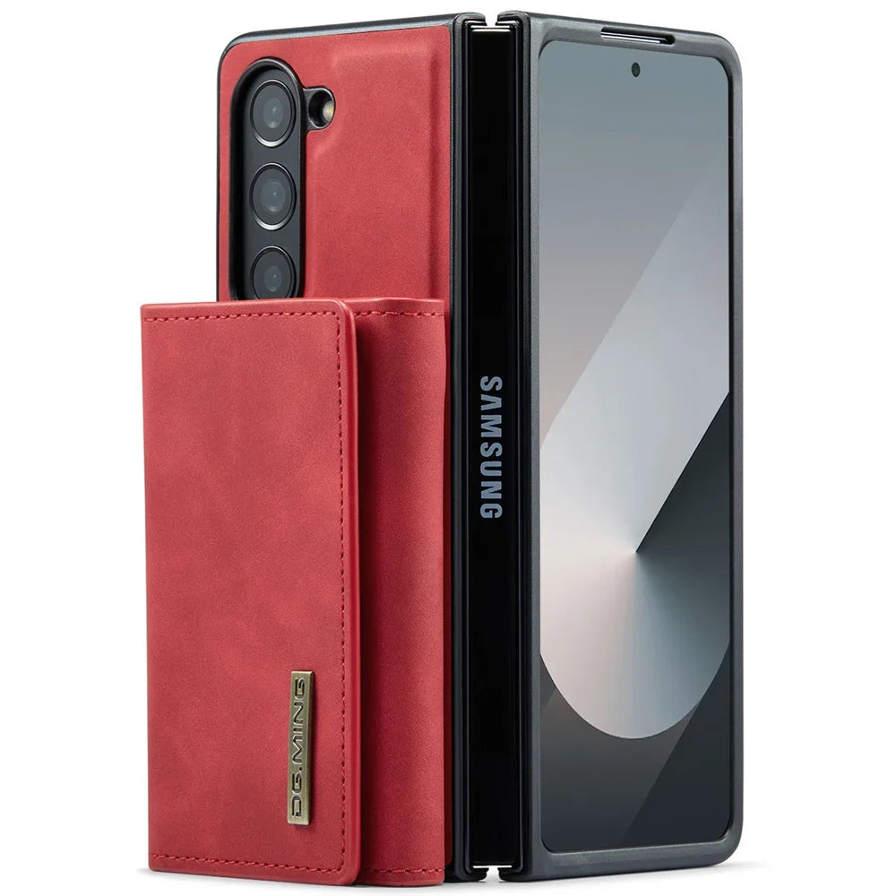 Slim Leather Phone Wallet Case