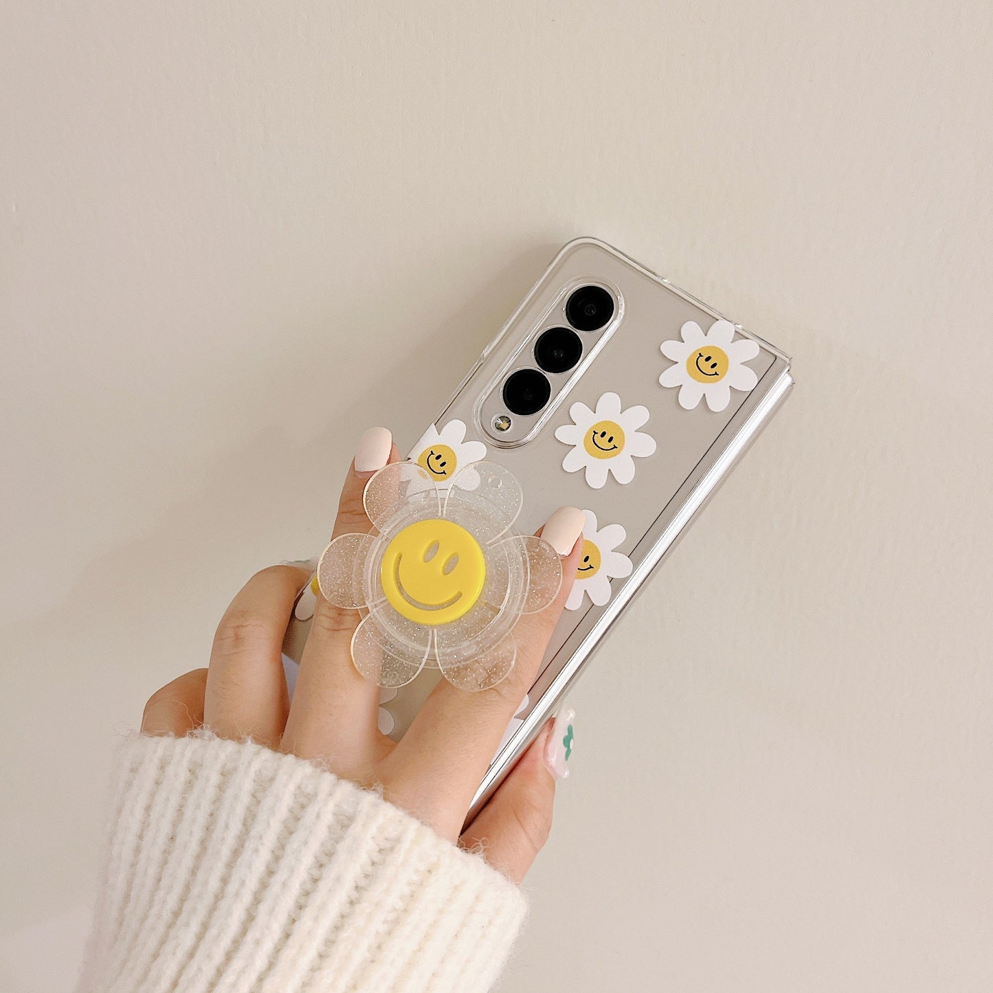 Fun Flower Phone Case For Samsung Galaxy Z Fold 4 - OmgCases