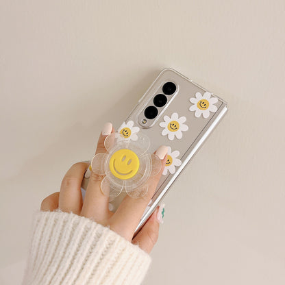 Fun Flower Phone Case For Samsung Galaxy Z Fold 4 - OmgCases