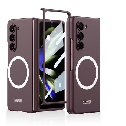 Clear Phone Case with Screen Protector for Galaxy Z Fold 5