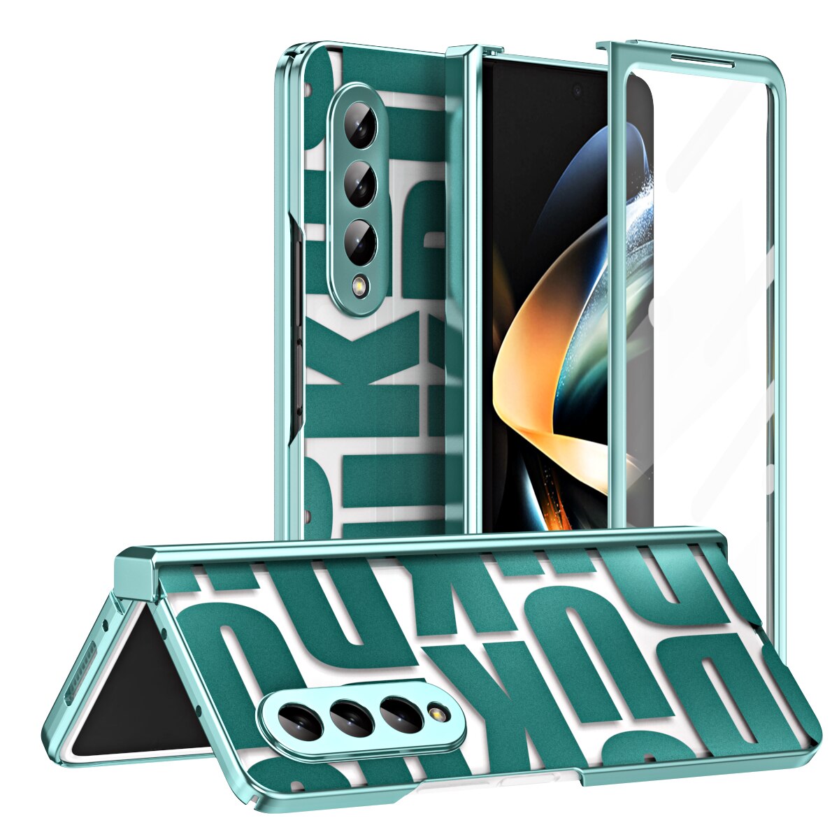 Clear Protective Phone Case For Samsung Galaxy Z Fold 5