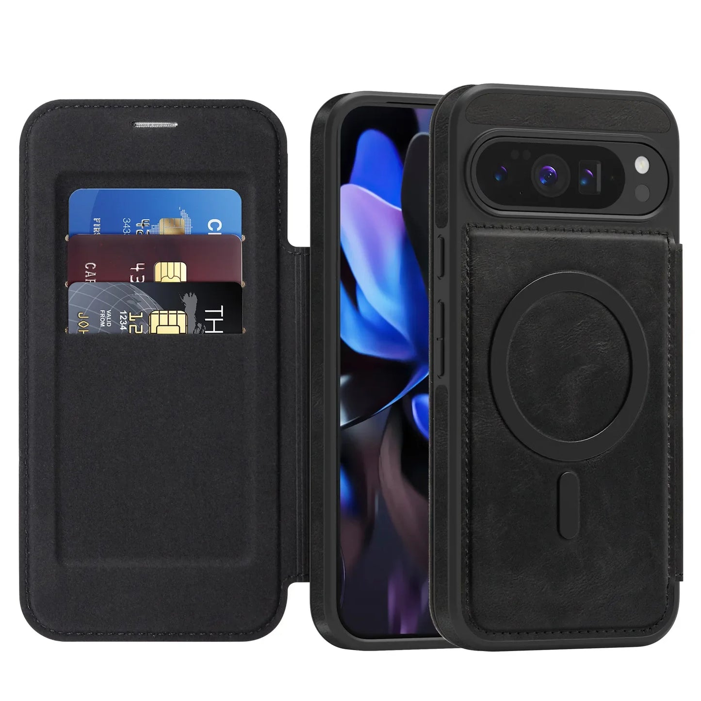 Premium Leather Phone Wallet Cover