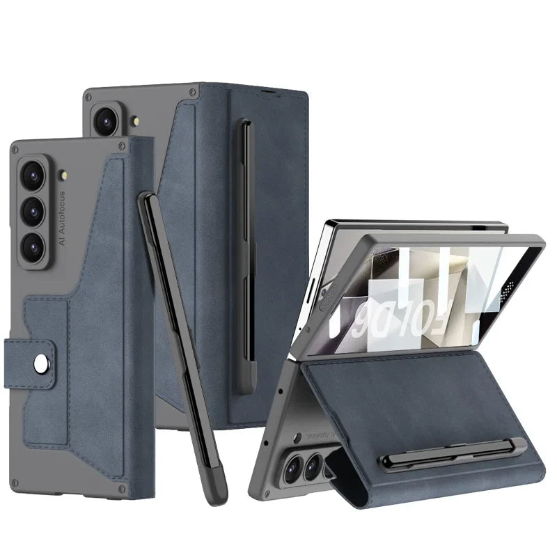 Durable Phone Cover with Screen Guard for Samsung Galaxy Z Fold 6