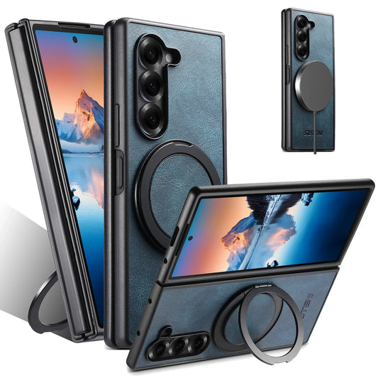 Slim Leather Phone Ring Holder Stand - OmgCases