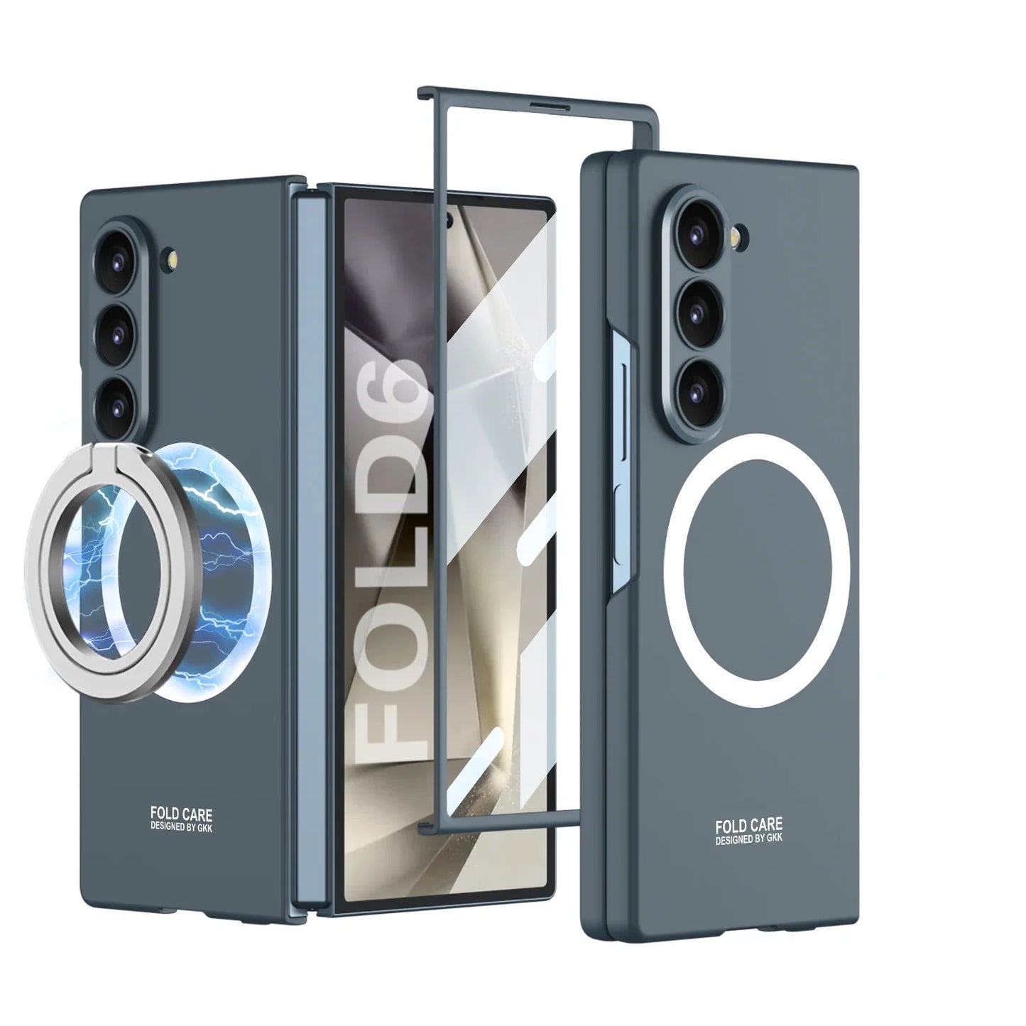 Strong Shield Magnetic Cover For Samsung Galaxy Z Fold 6