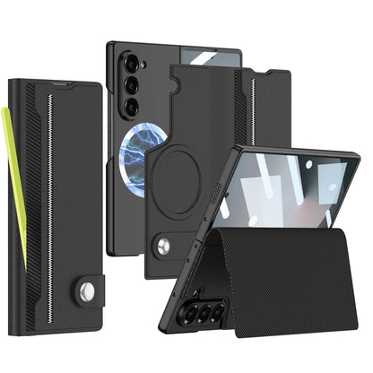 Durable Phone Case with Card Holder for Galaxy Z Fold 6