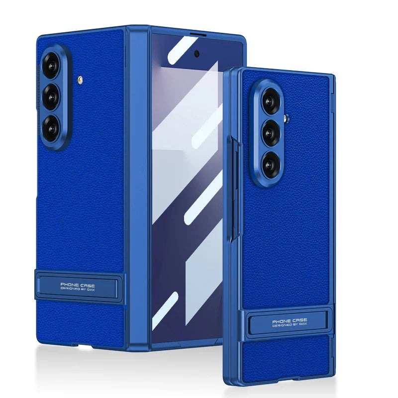 Premium Leather Flip Phone Cover For Z Fold 7