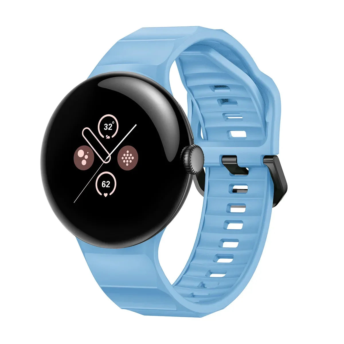 Flexible Rubber Straps for Pixel Watch 3