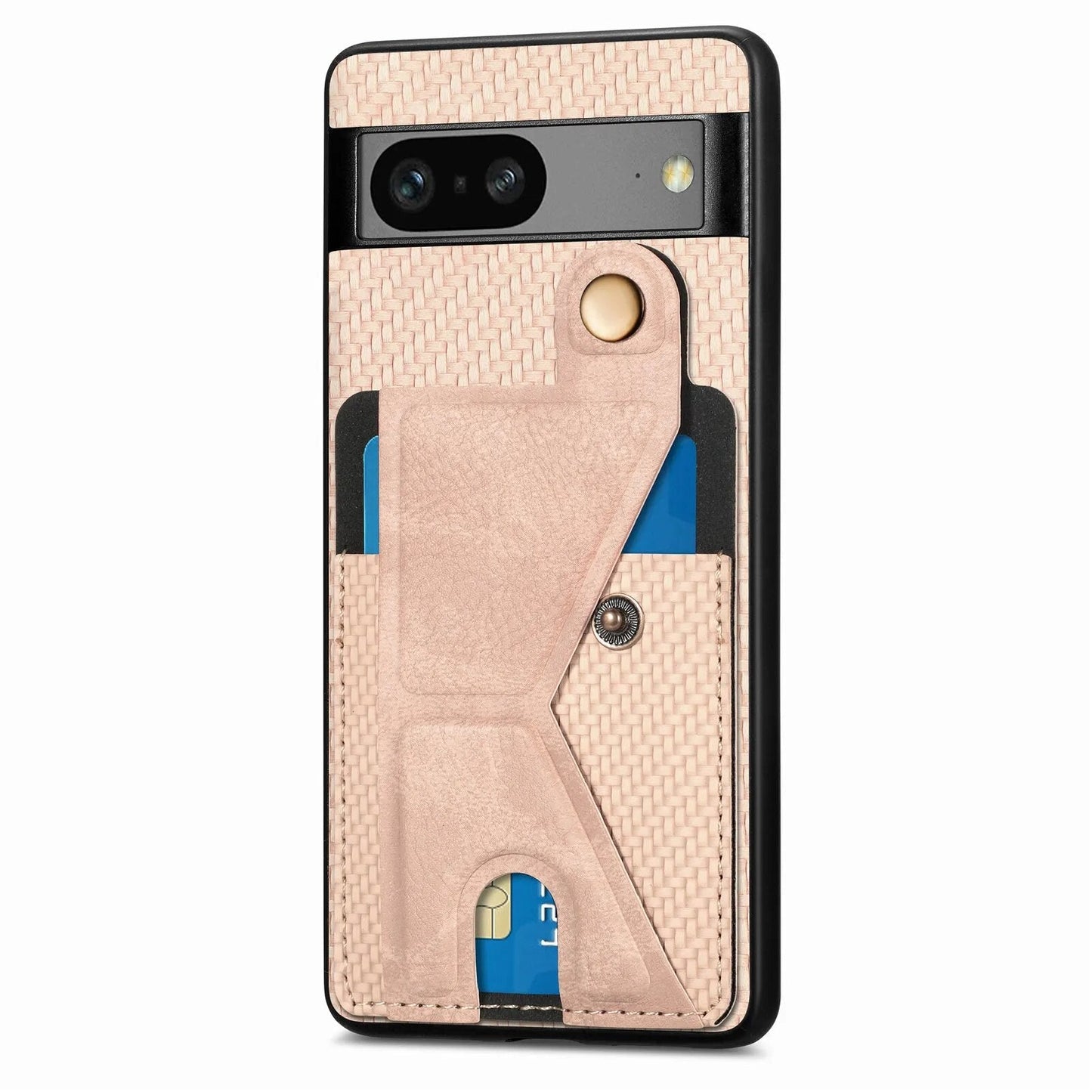 Protective Phone Case with Card Holder for Google Pixel 8