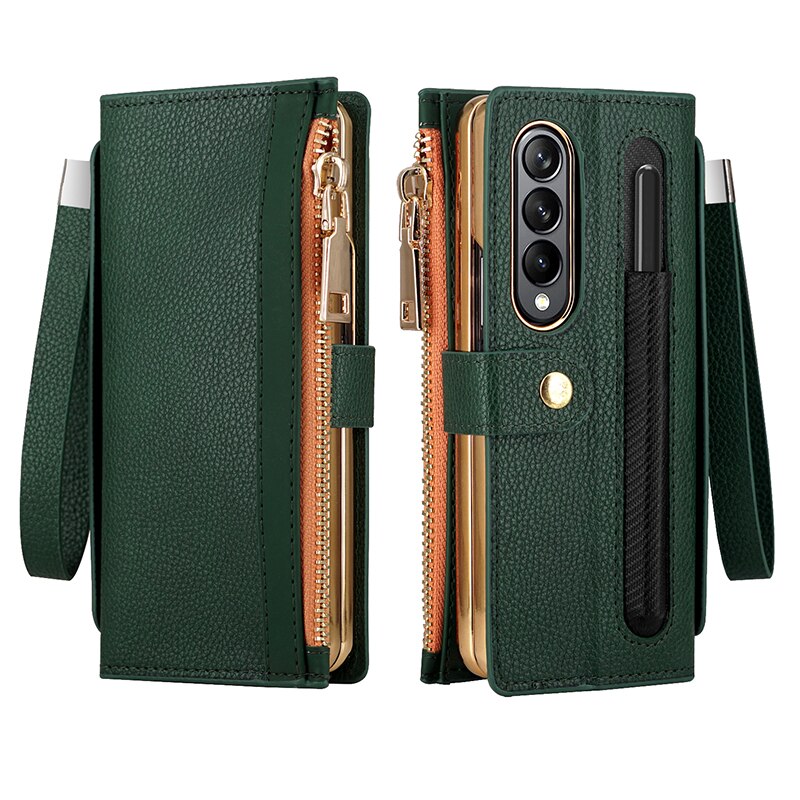 Premium Protective Leather Cover For Samsung Z Fold 4