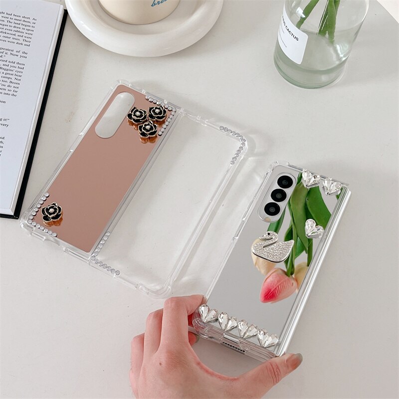 Glittering Crystal Case For Samsung Galaxy Z Fold 4 - OmgCases