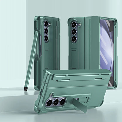 Durable Phone Case with Screen Guard and Stand for Galaxy Z Fold 5